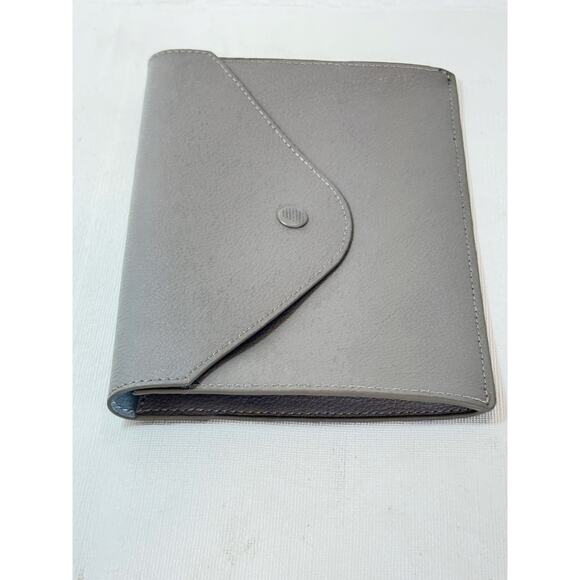 David Yurman Leather Envelope Pouch Clutch Taupe Wallet Mini Snap Closure - Picture 2 of 9